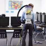 Commercial Office Cleaning-backpack vacuum-star team cleaning
